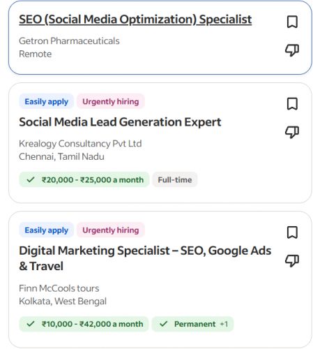 AI-Driven Digital Marketing internship jobs in Butik Batok