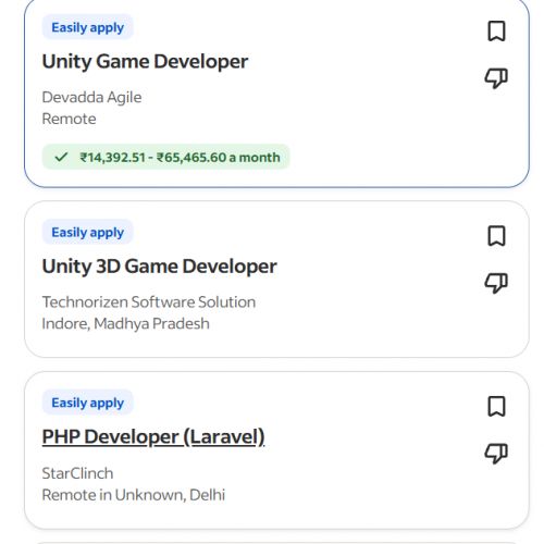 AI for Game Development internship jobs in Pulau Ujong