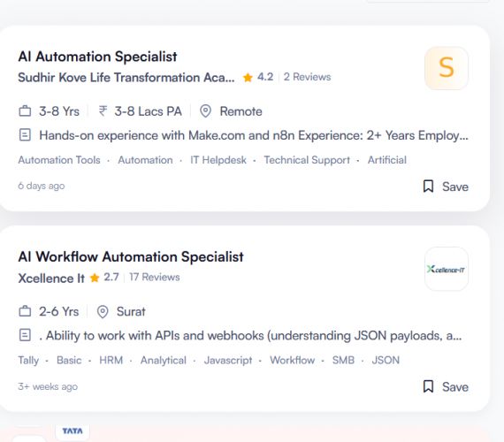 AI WhatsApp Automation internship jobs in Pulau Ujong
