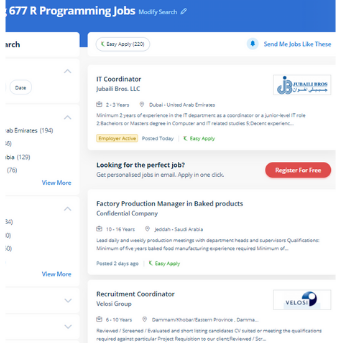 R Programming internship jobs in Singapore