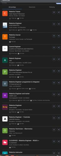 Robotics internship jobs in Ang Mo Kio