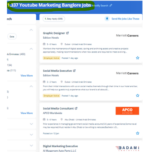 YouTube Marketing internship jobs in Seletar